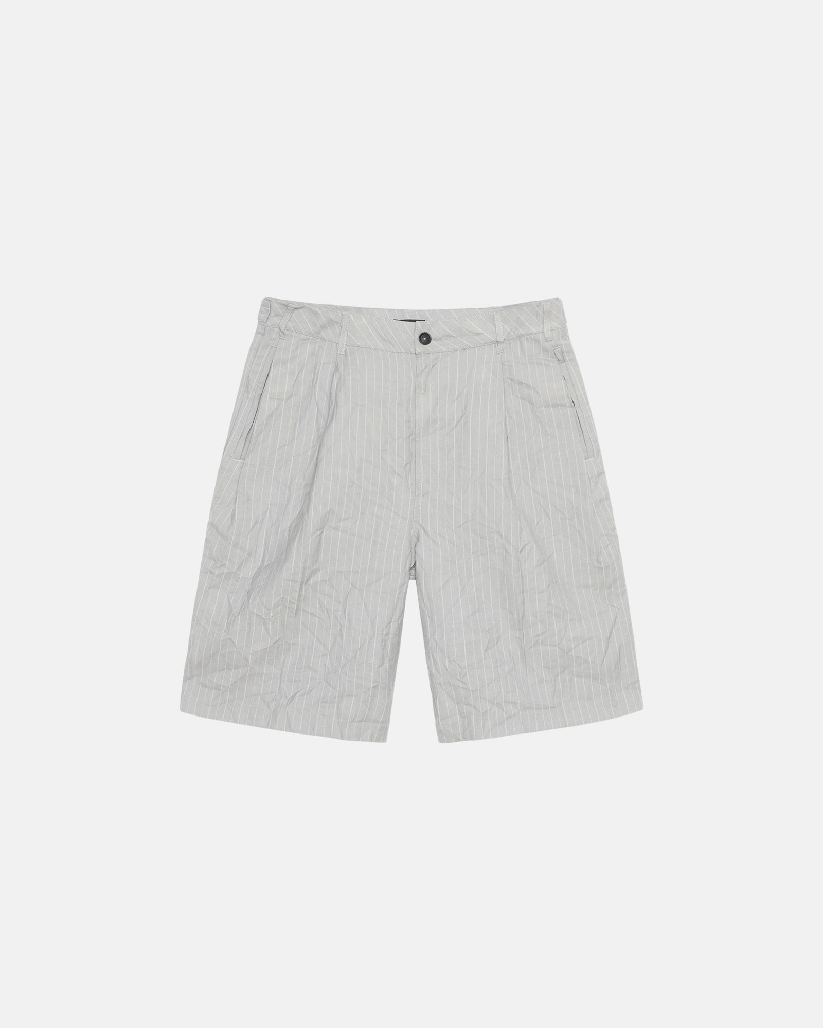 VOLUME PLEATED SHORT WRINKLED STRIPE