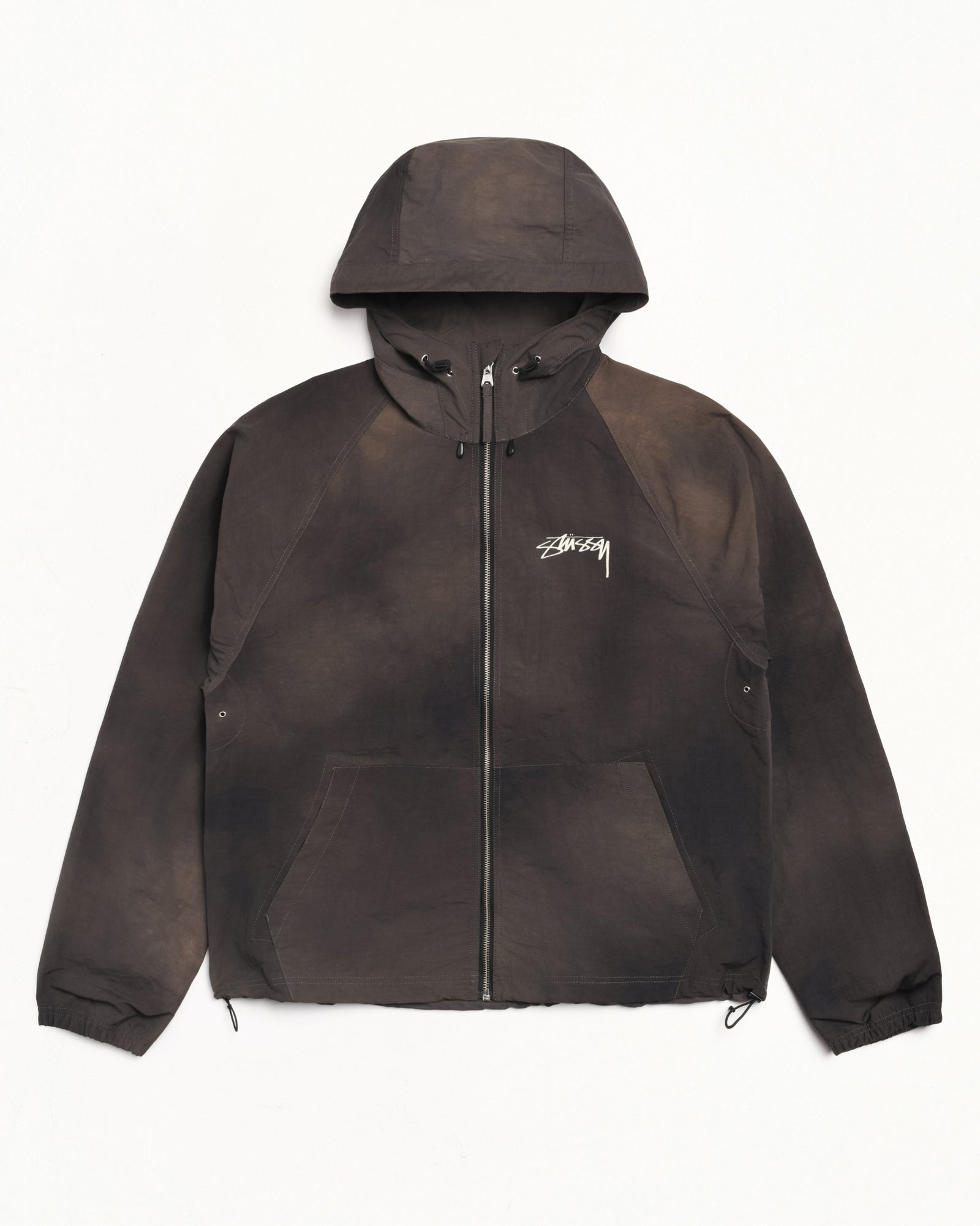 STUSSY BEACH SHELL WAVE DYE ビーチシェル ブラック Beach Shell Wave Dye – Black | Outerwear | Stüssy Japan
