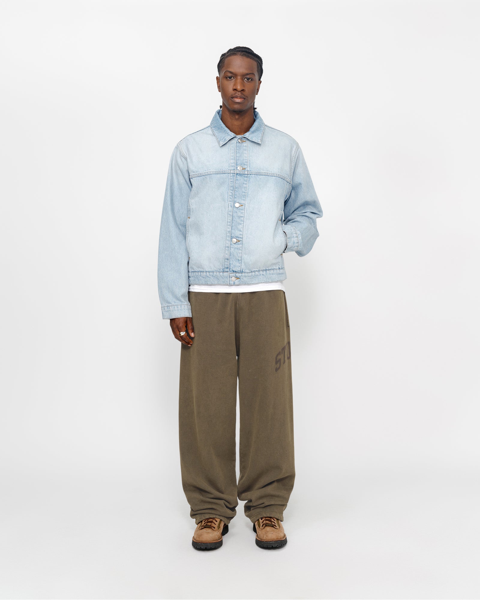 Stussy Faded Graphic Fleece Pants Olive Stussy Faded Graphic Fleece Pants Olive