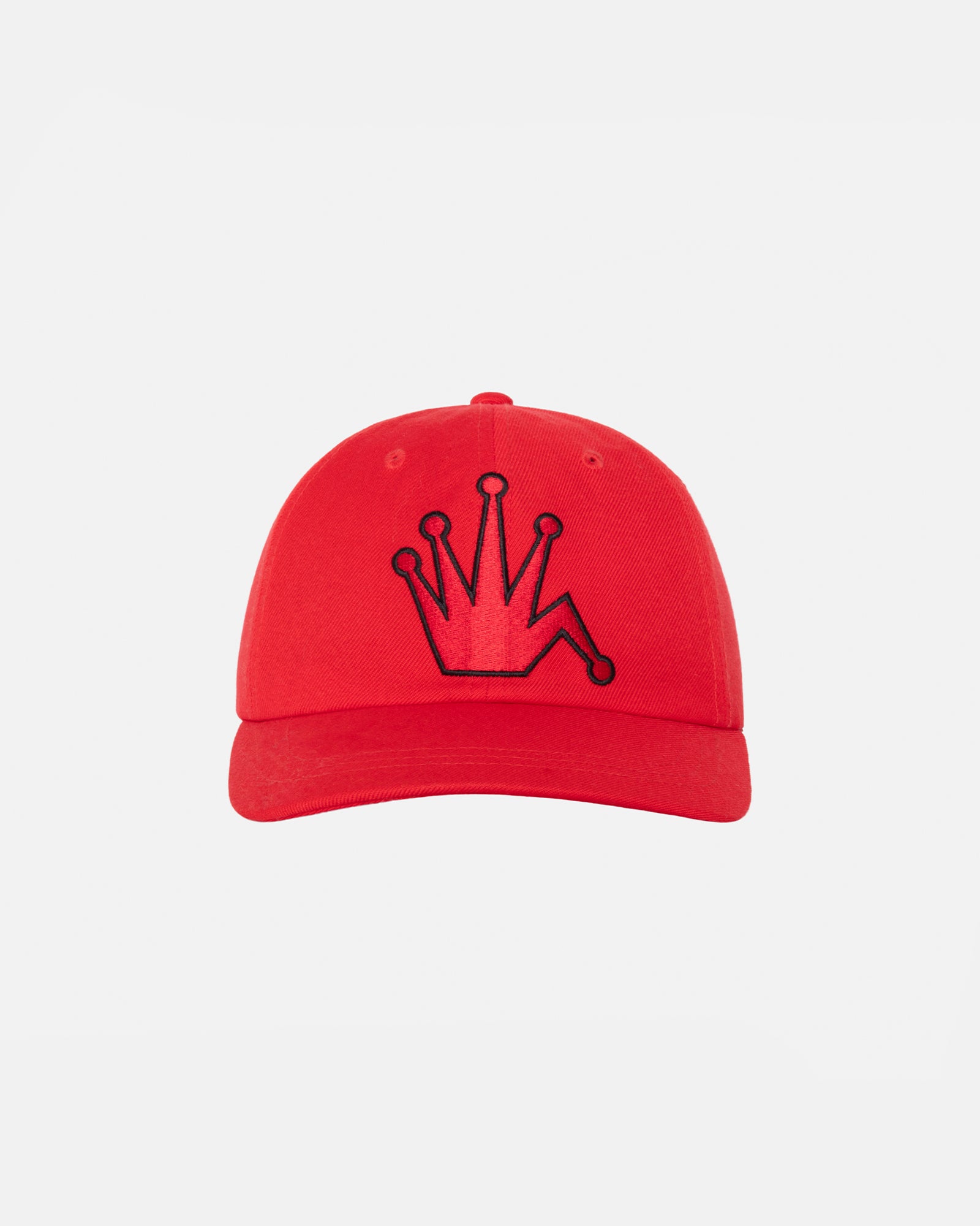 Low Profile Bent Crown Snapback in red – Stüssy Europe