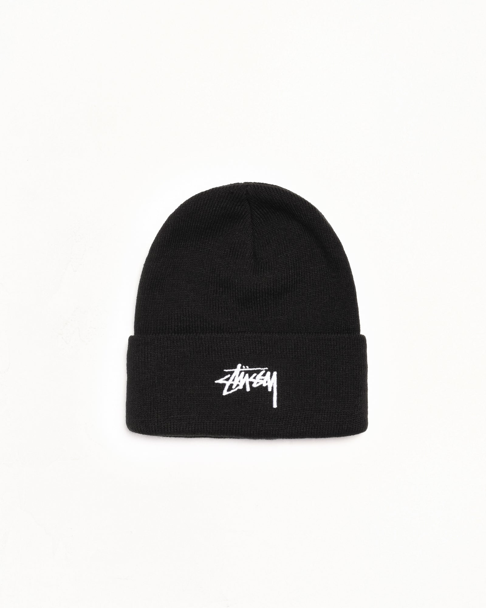 Cuff Beanie Stock – Black | Headwear | Stüssy Europe