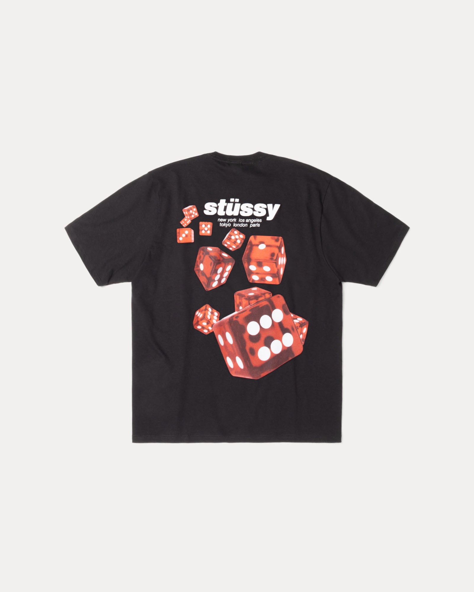 【Stussy】 25SS★ Rollers T-Shirt Black Rollers Tee – Black | Tees | Stüssy Europe