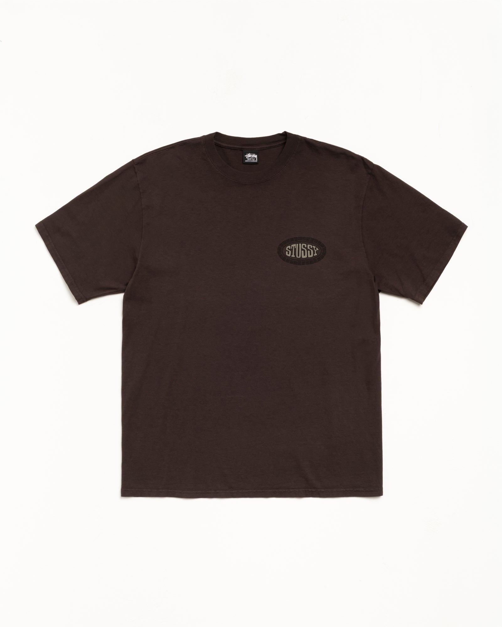 Tile Oval Pigment Dyed Tee - Mens Short Sleeve T-Shirt | Stussy