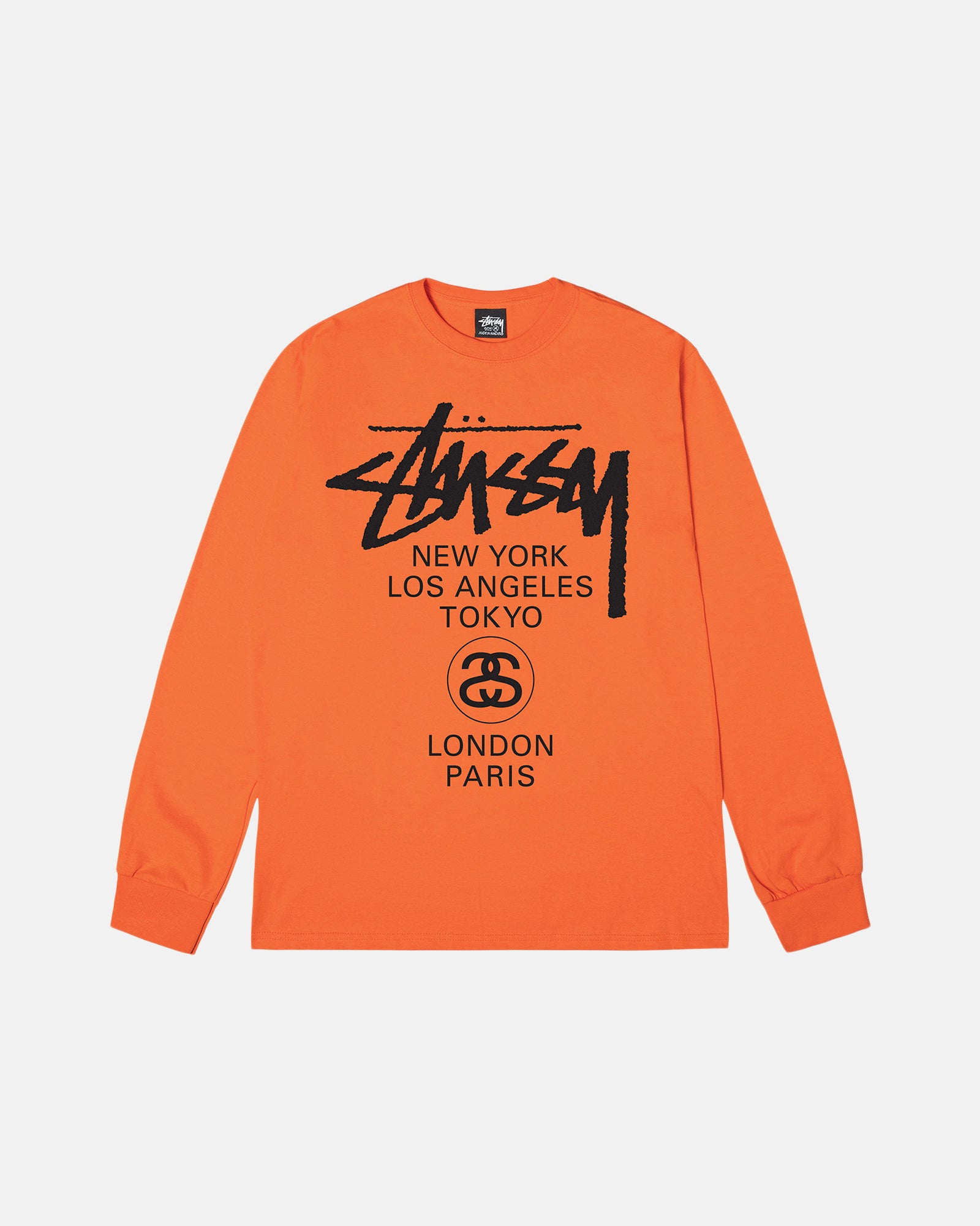 World Tour Ls Tee - Unisex Longsleeve T-Shirts | Stüssy – Stüssy