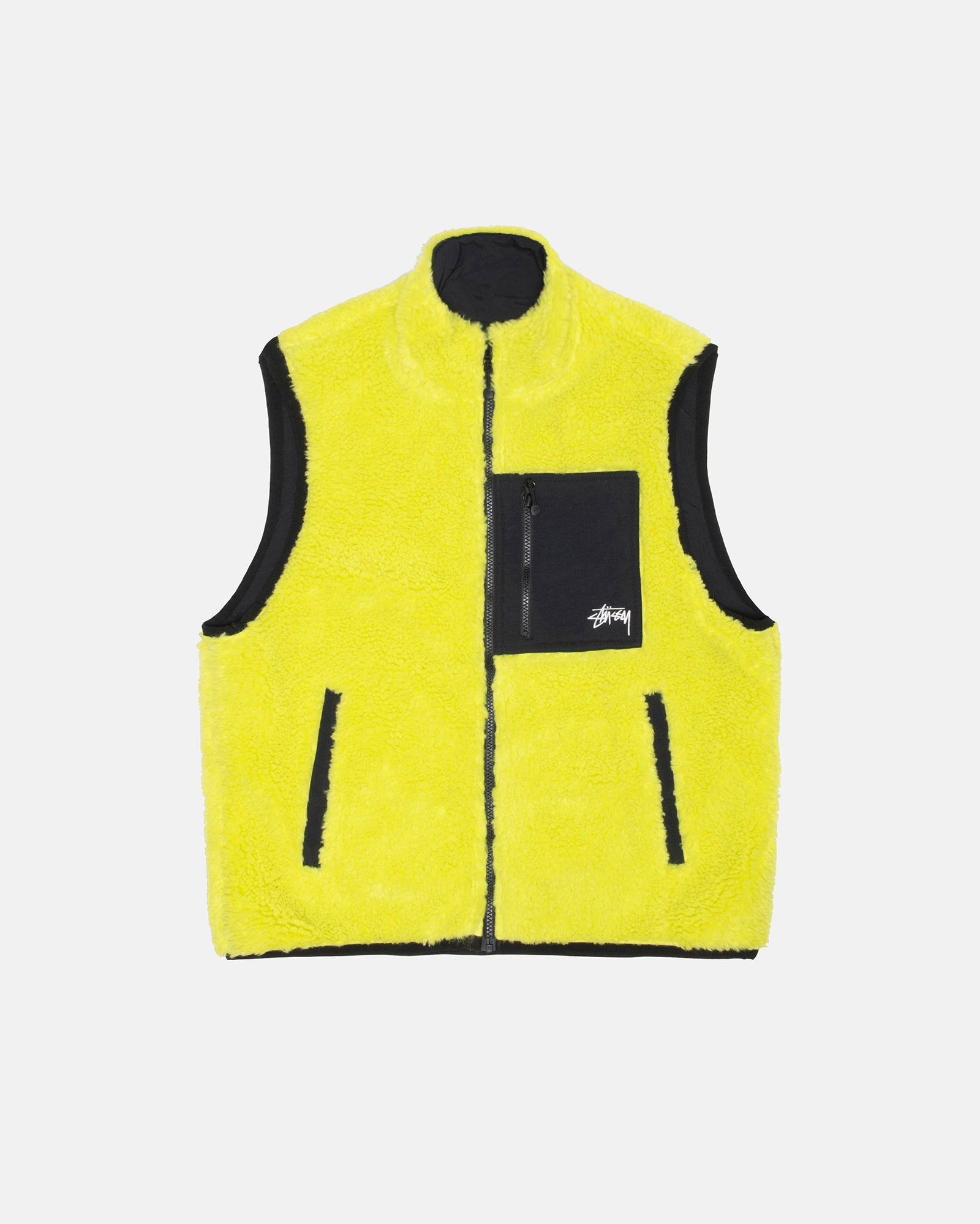 STUSSY SHERPA REVERSIBLE VEST ボアベスト くらしを楽しむアイテム