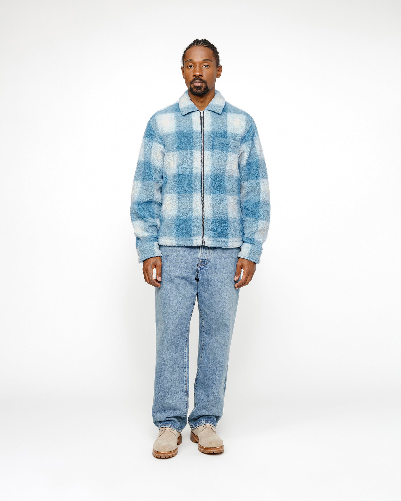 ZIP SHERPA SHADOW PLAID