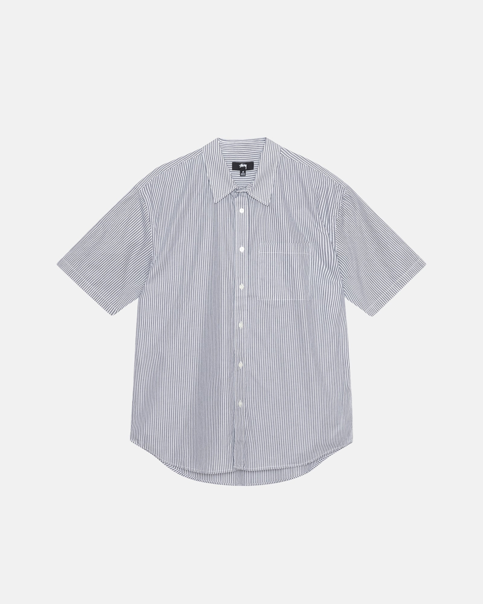 Boxy Ss Shirt 8 Ball Stripe in navy – Stüssy Europe