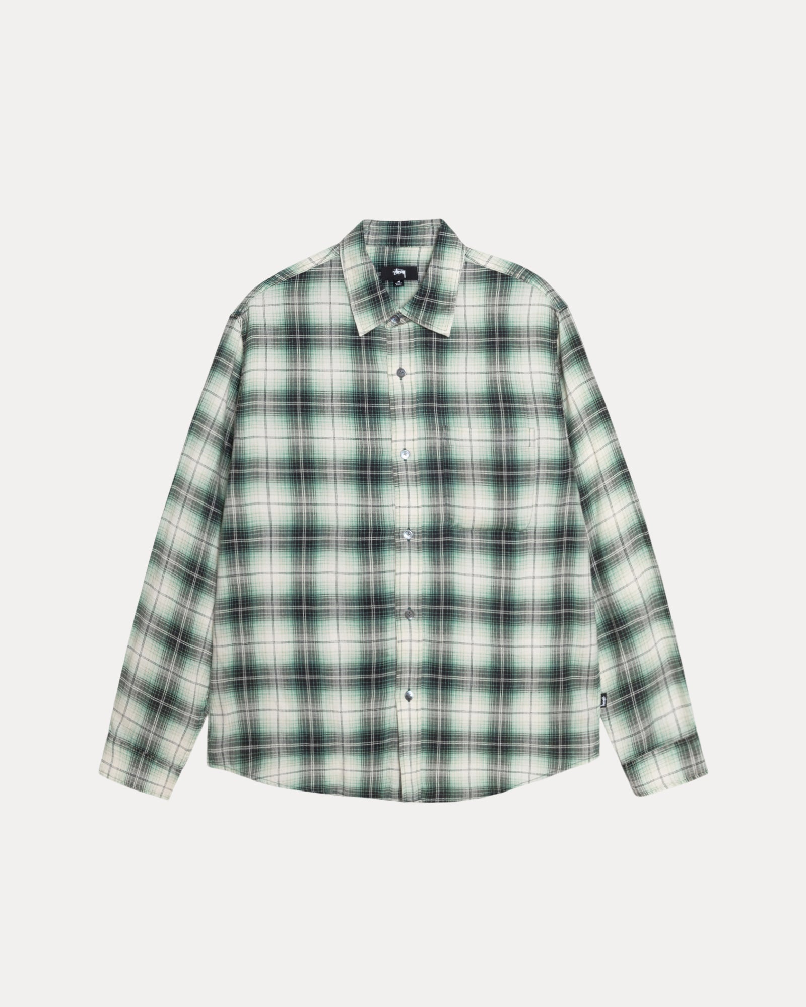 Matthew Shirt Lg Printed Plaid in black – Stüssy Europe