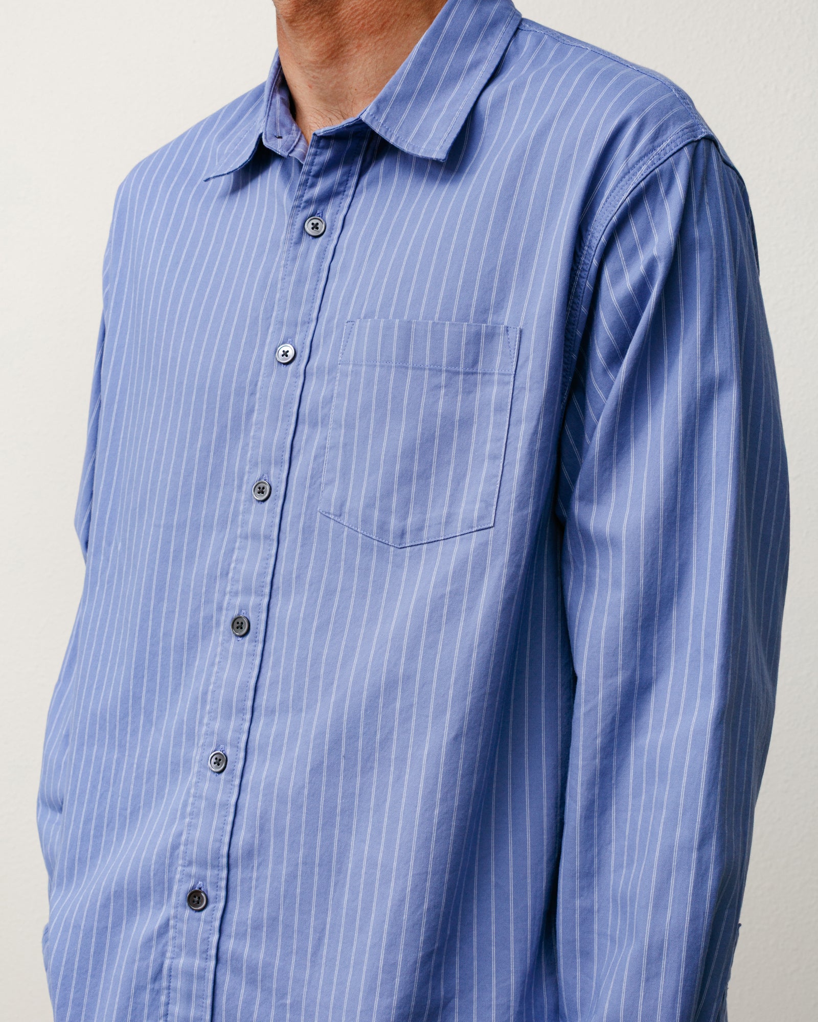 Oxford Shirt – Blue Stripe | Tops & Shirts | Stüssy Europe