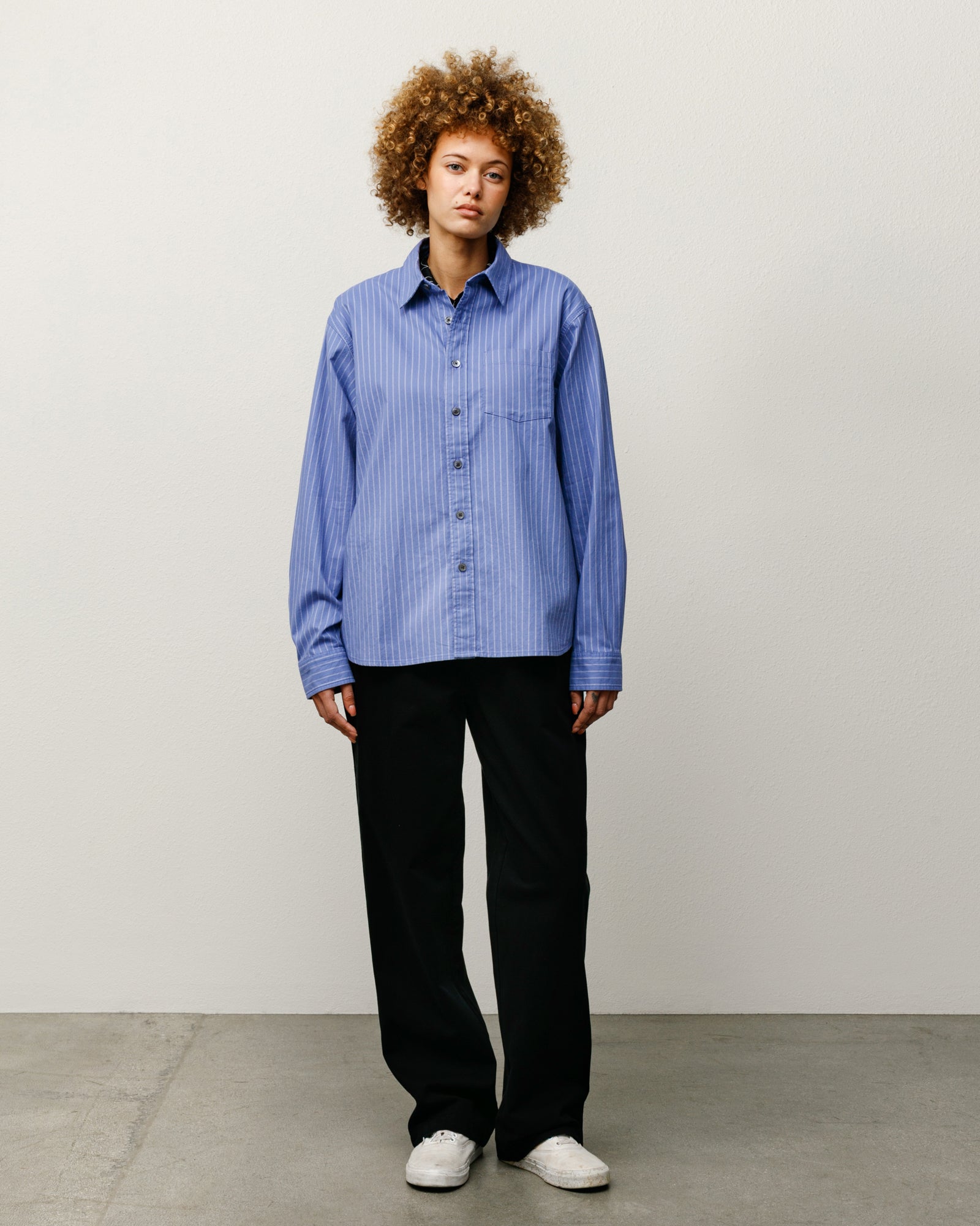 Oxford Shirt – Blue Stripe | Tops & Shirts | Stüssy Europe