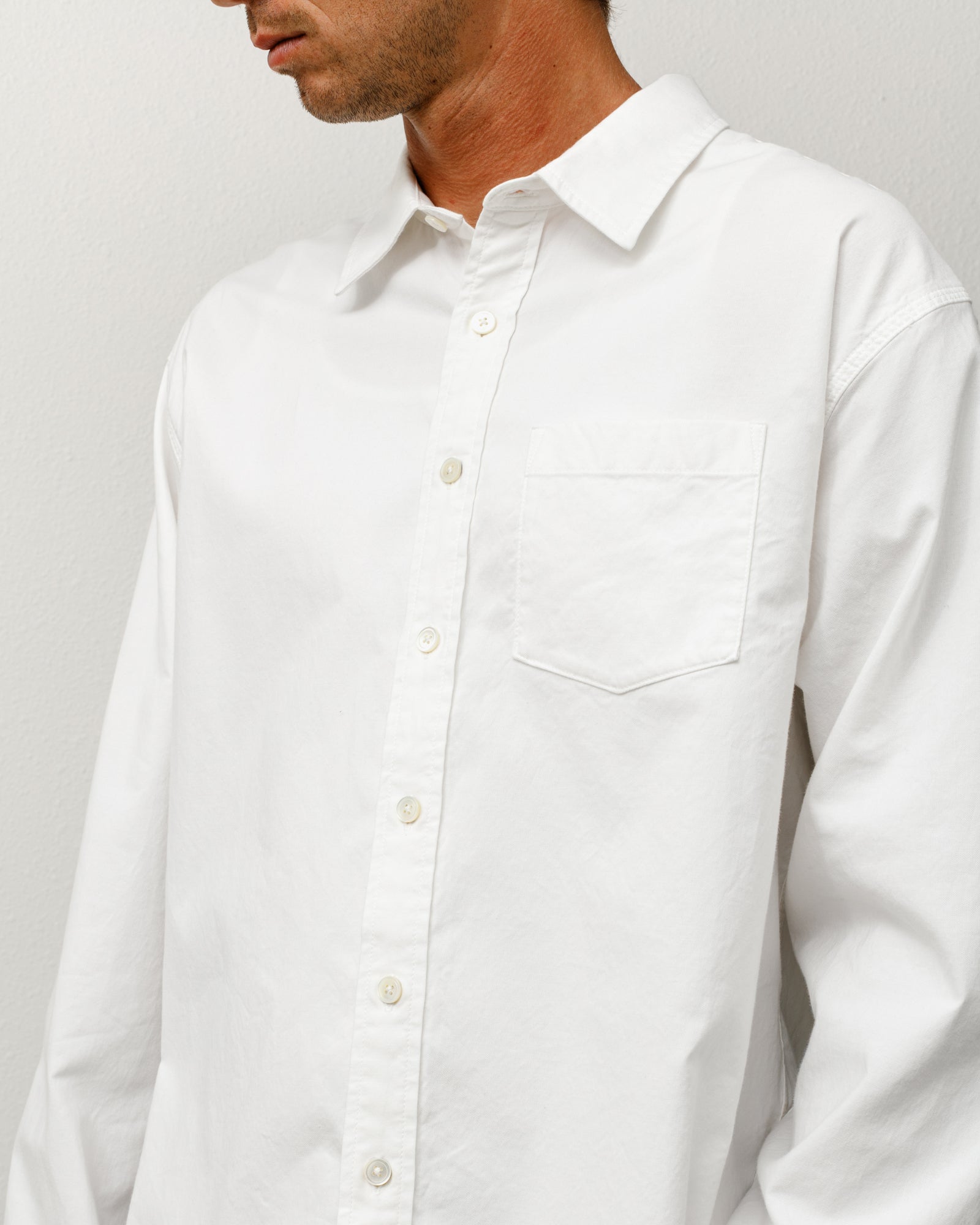 Oxford Shirt – White | Tops & Shirts | Stüssy Europe