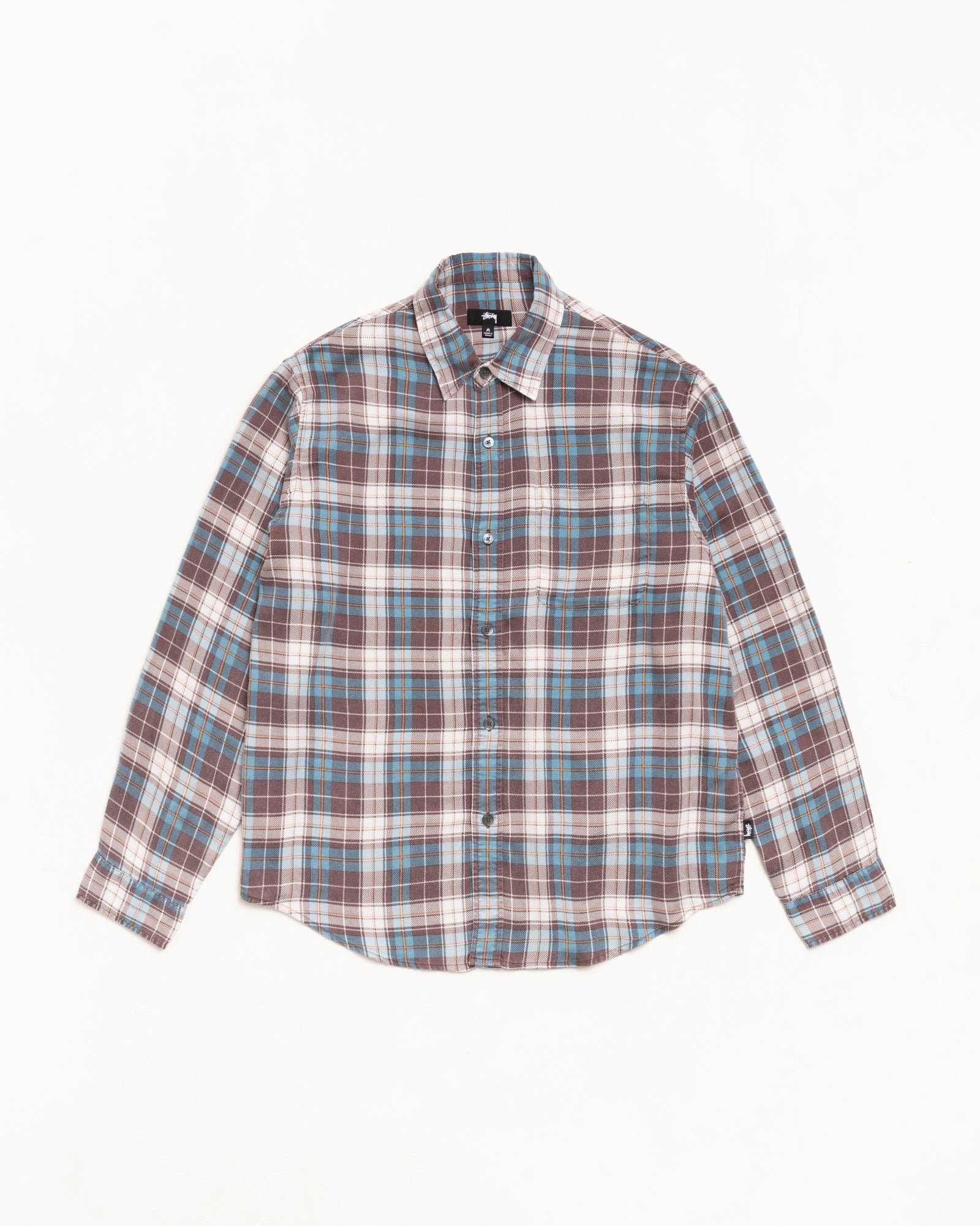 Matthew Plaid Shirt – Brown | Tops & Shirts | Stüssy Europe