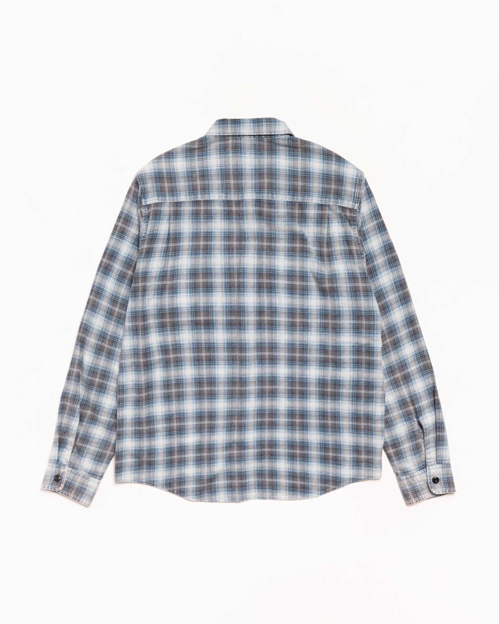 Dax Plaid Shirt Mens Long Sleeve In Blue