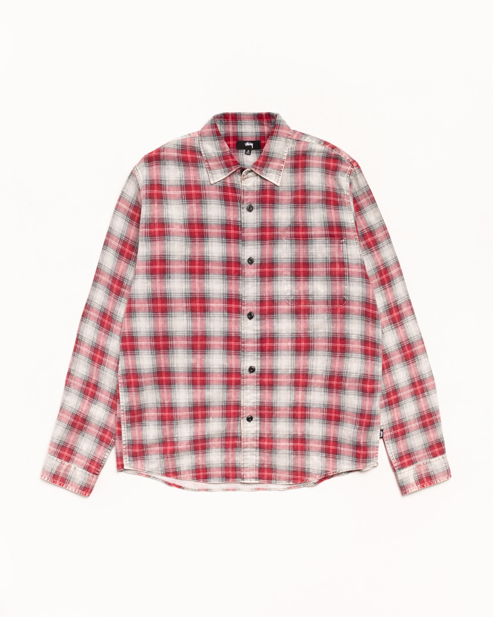 Dax Plaid Shirt Mens Long Sleeve In Red