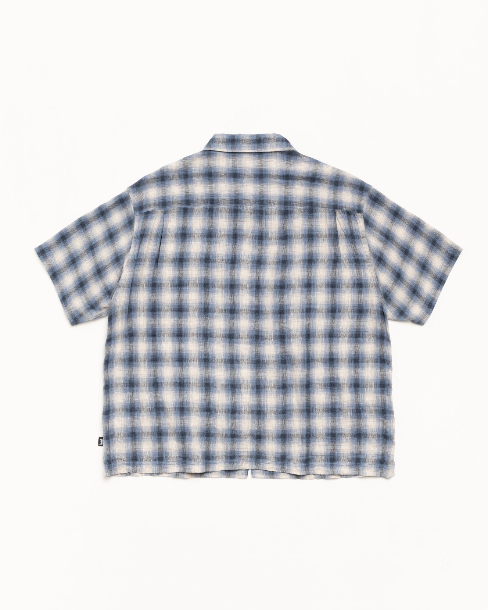 Liam Ss Plaid Shirt Mens Short Sleeve In Blue