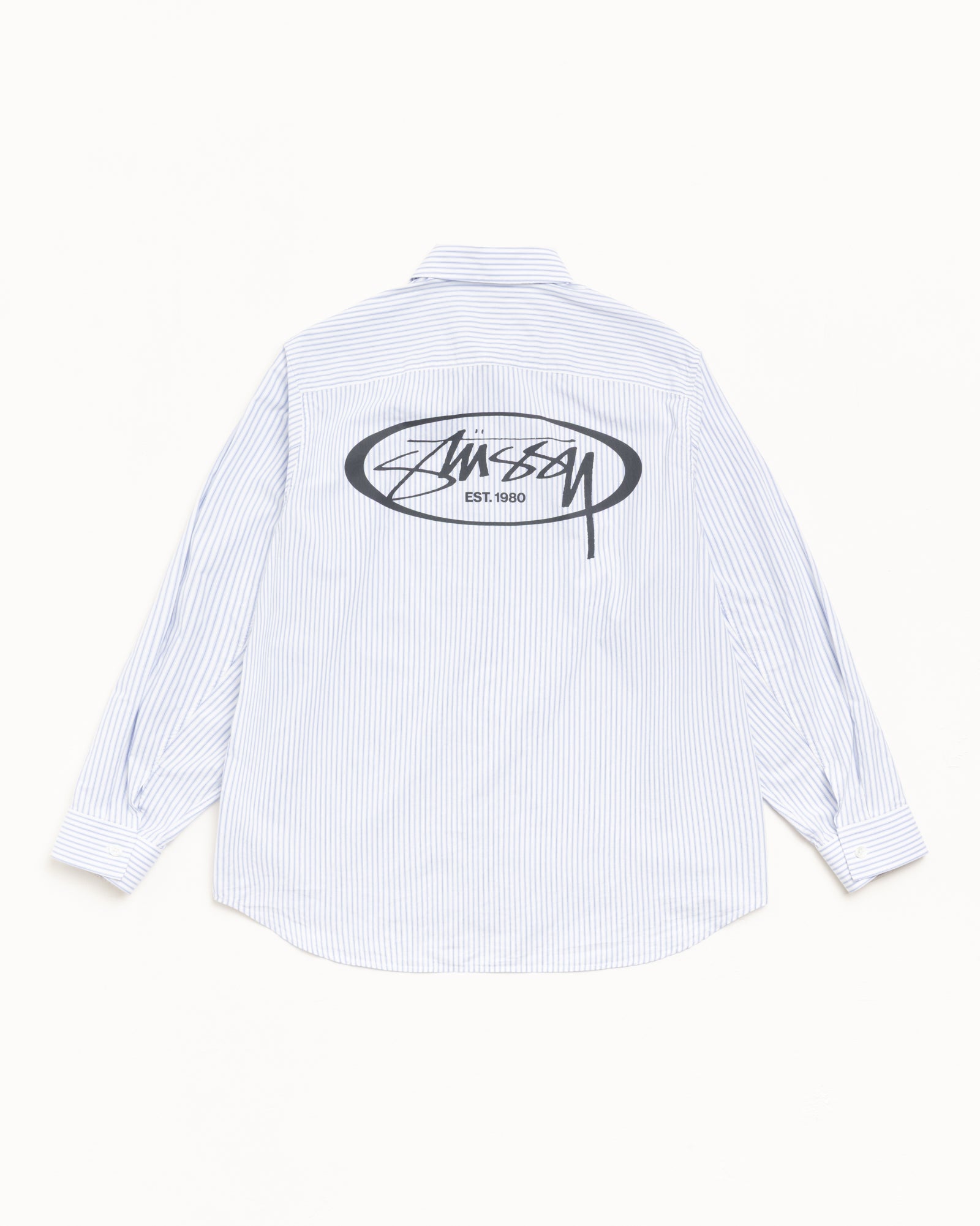 Standard Logo Shirt – Blue Stripe | Tops & Shirts | Stüssy Europe