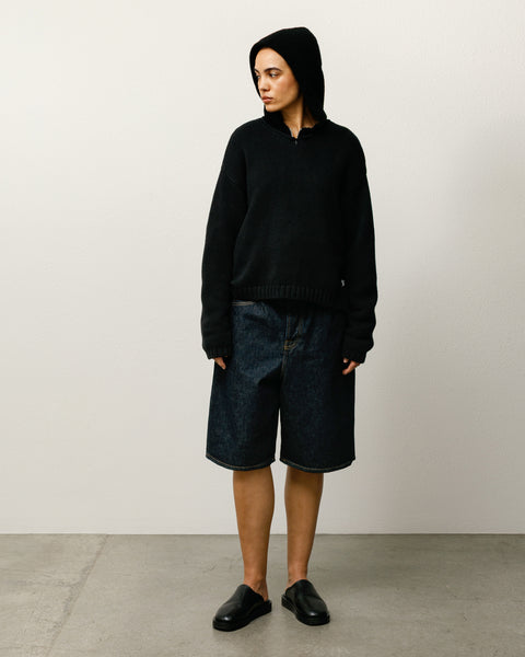 Big Ol Short Denim Mens Regular In Rinsed Indigo