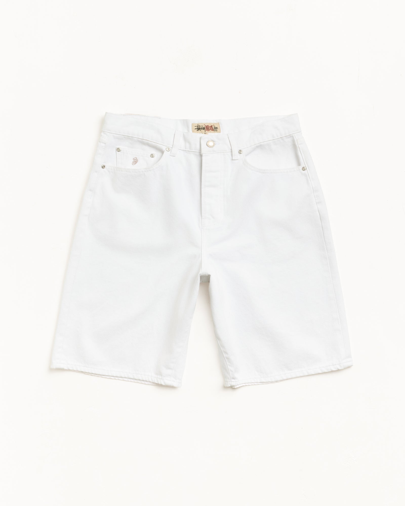 Big Ol' Short Denim – White | Pants | Stüssy Europe