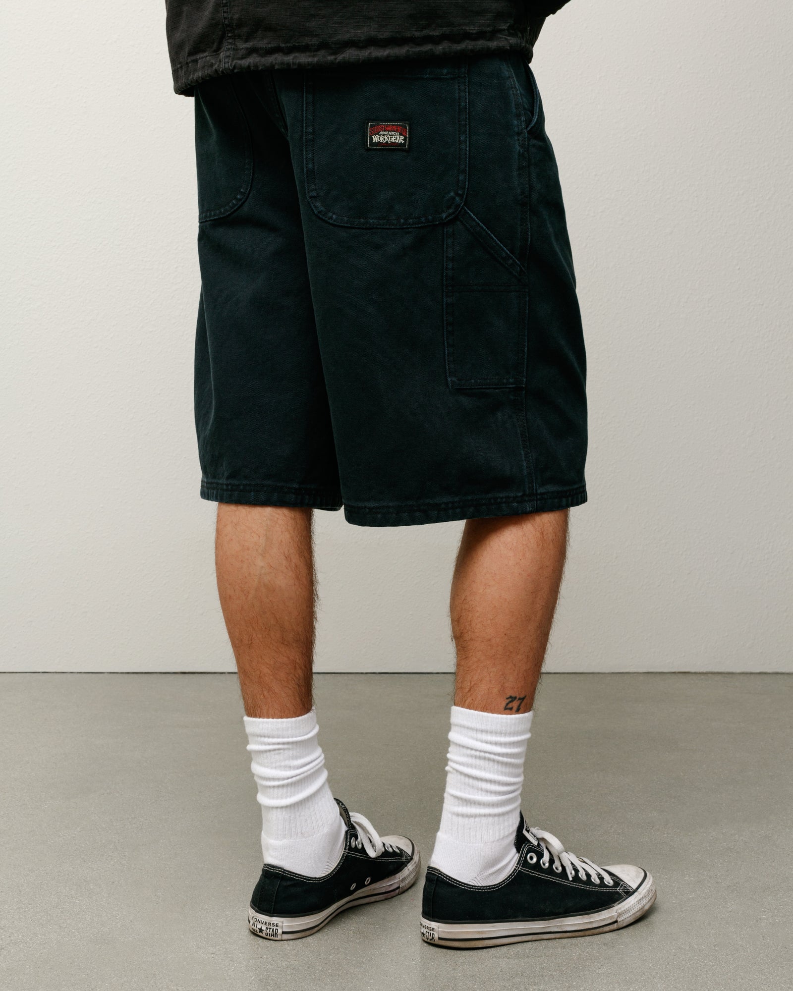 パンツ stussy WASHED CANVAS WORK SHORT 32 Washed Canvas Work Short – Black | Shorts | Stüssy Europe
