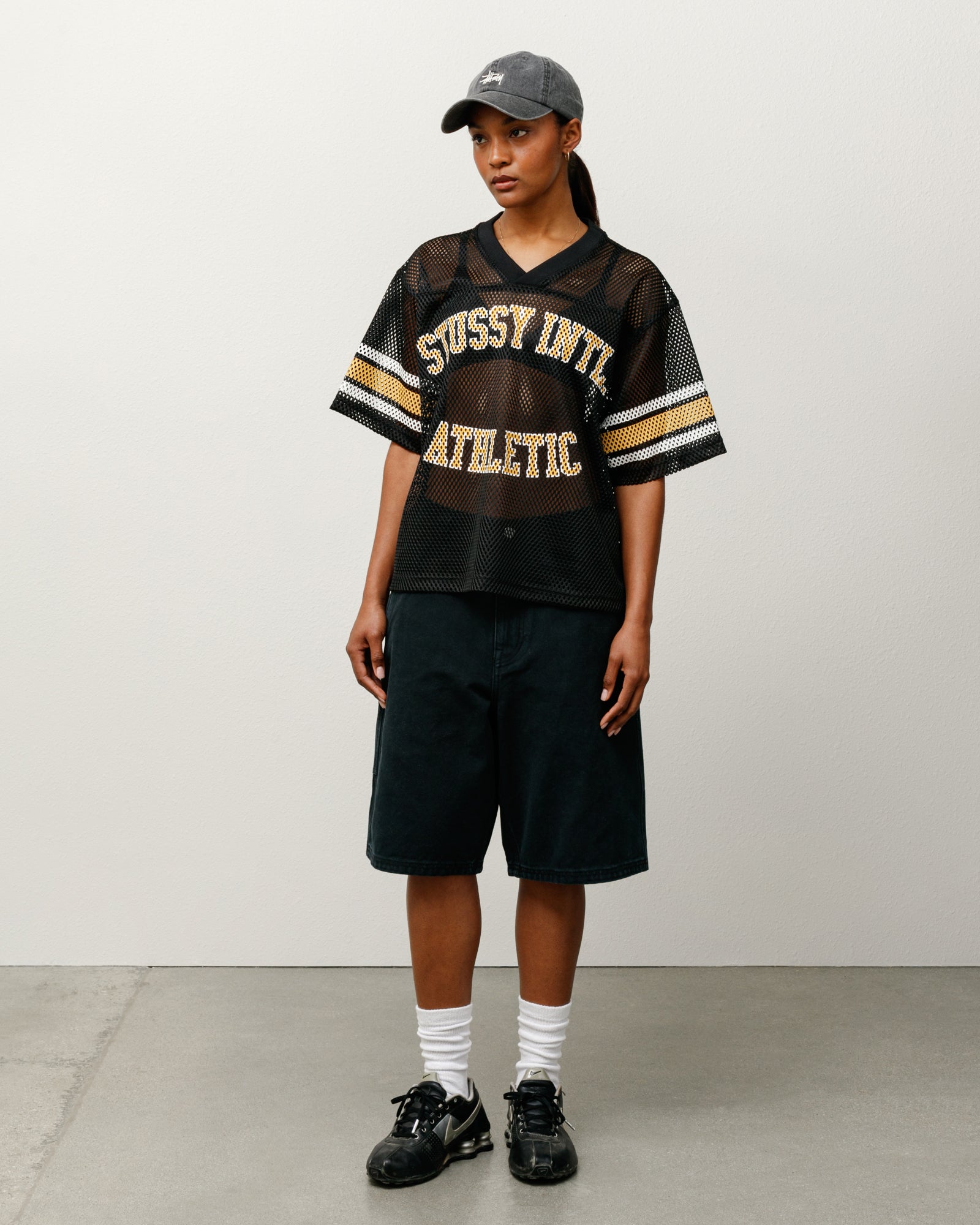 Washed Canvas Work Short – Black | Shorts | Stüssy Europe