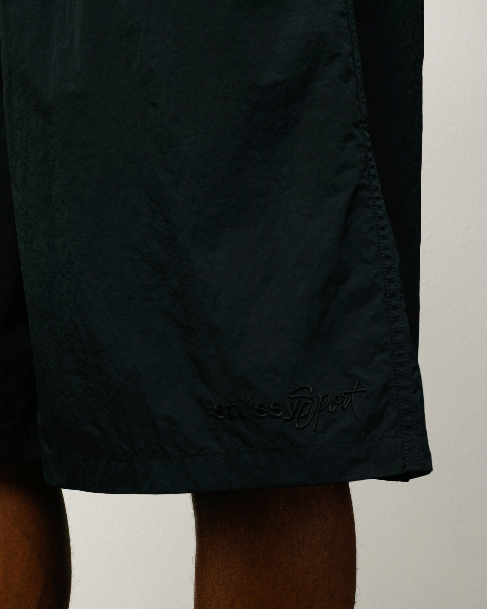 Nylon Court Short – Black | Shorts | Stüssy Europe