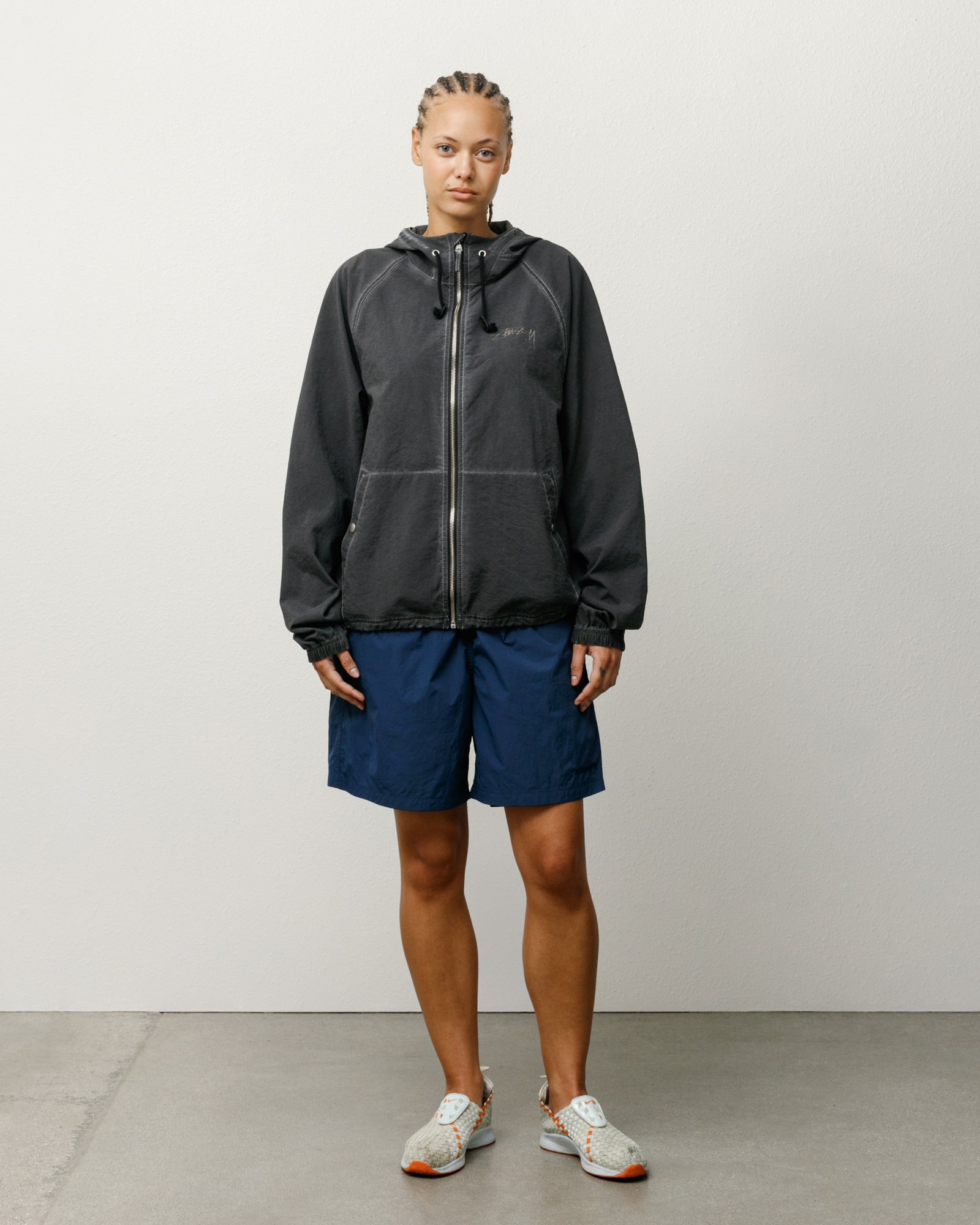 mimi様ブラックs STUSSY（ステューシー） ハーフパンツ メンズ Court ( stussy short