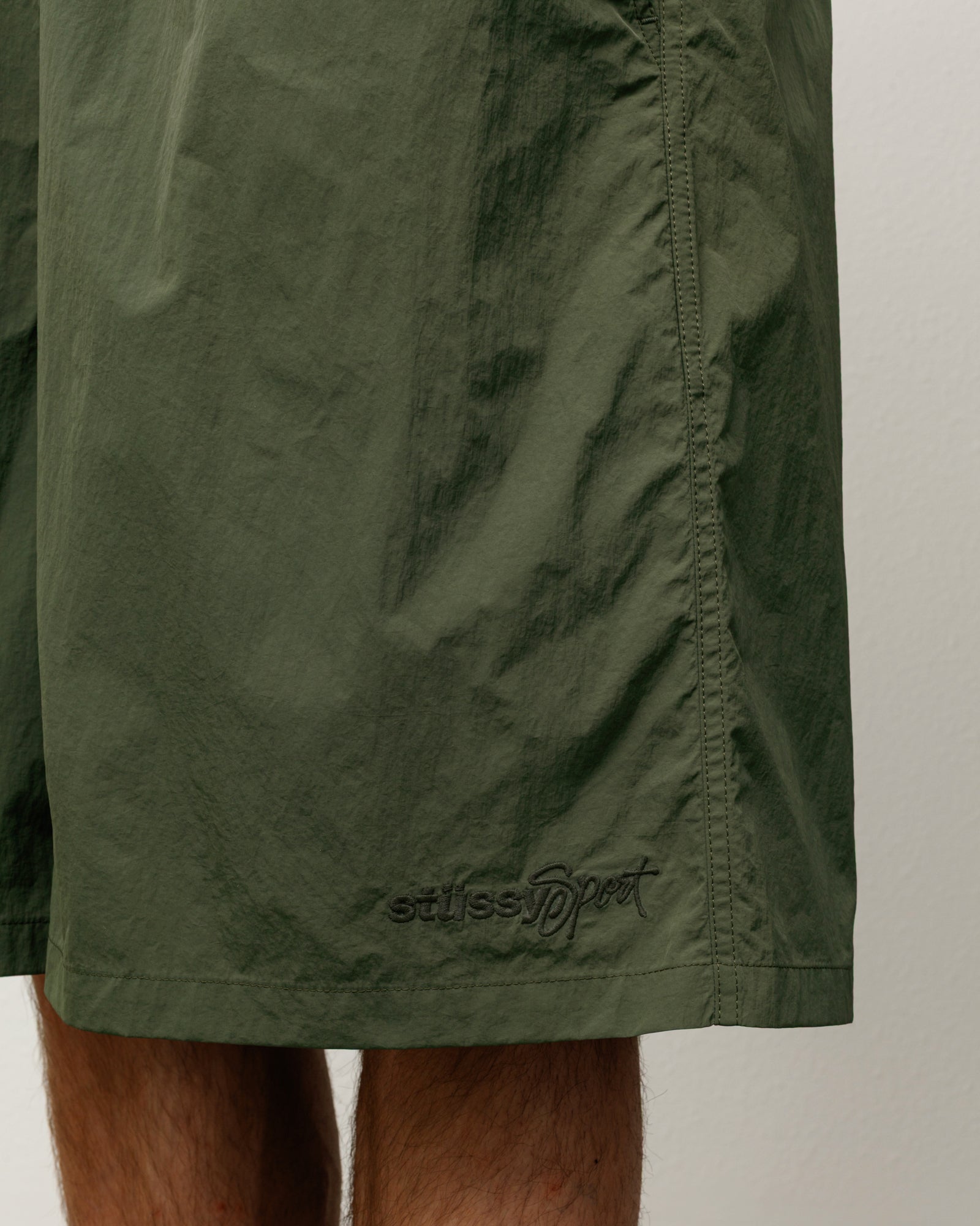 Nylon Court Short – Olive | Shorts | Stüssy Europe