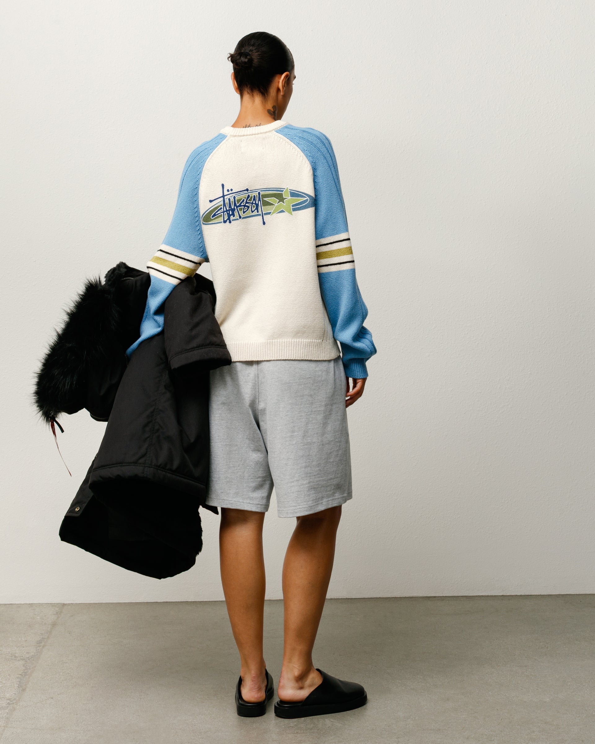 Jersey Short Mens Regular In Grey Heather