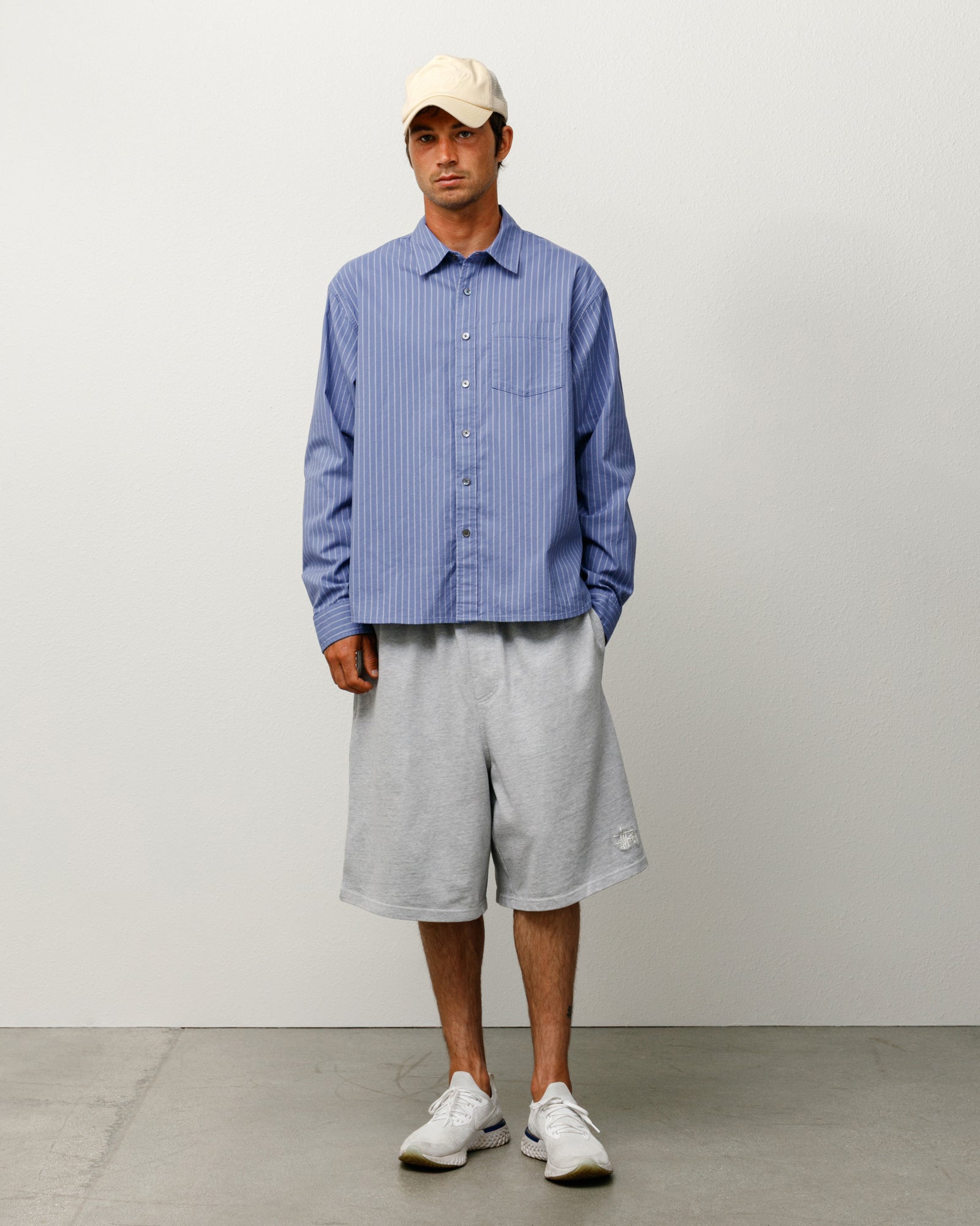 Jersey Short – Grey Heather | Bottoms | Stüssy Europe