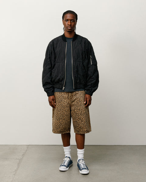 Work Short Vintage Wash Mens Regular In Leopard