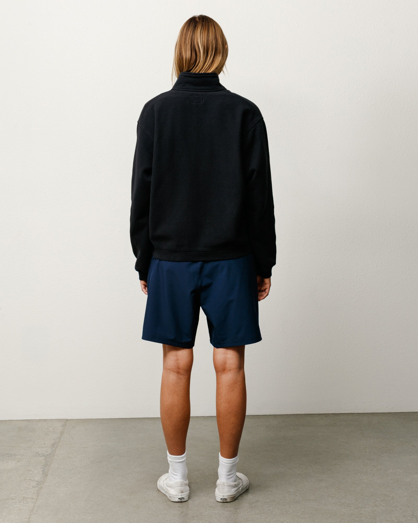 SPORT SHORT Short de performance unisexe marine à taille élastique