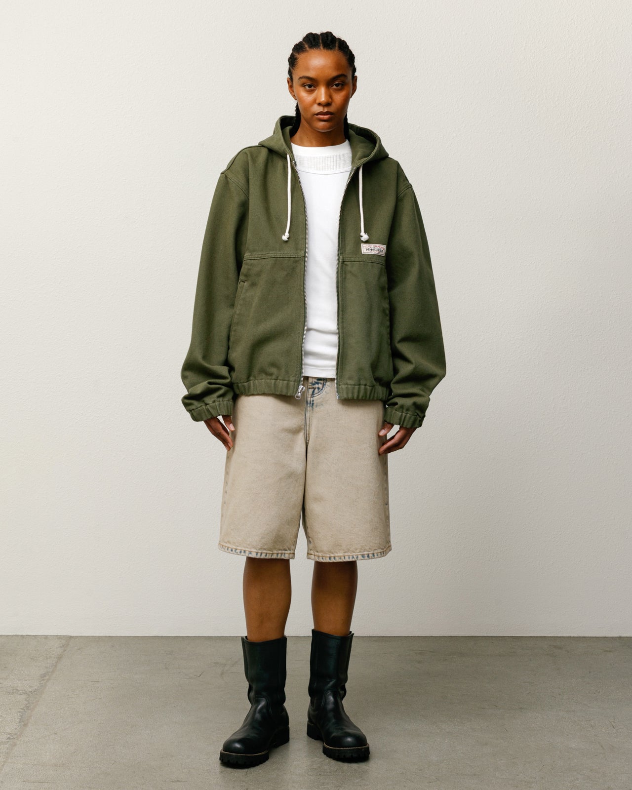 パンツ STUSSY BIG OL JEAN RESIN WASH KHAKI 32 Big Ol' Short Denim – Resin Wash Khaki | Pants | Stüssy Europe