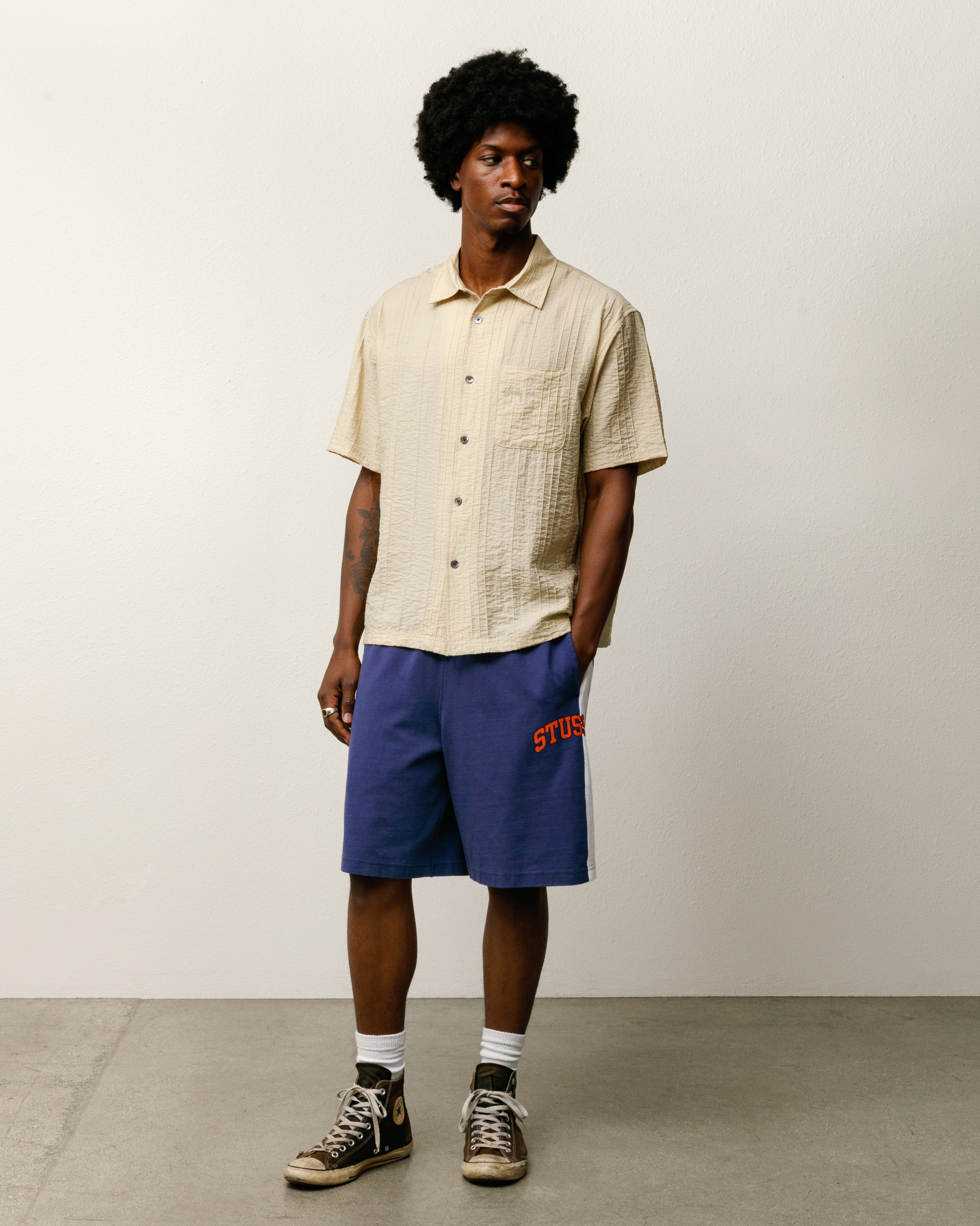 Stripe Jersey Short – Blue | Shorts & Trunks | Stüssy Europe