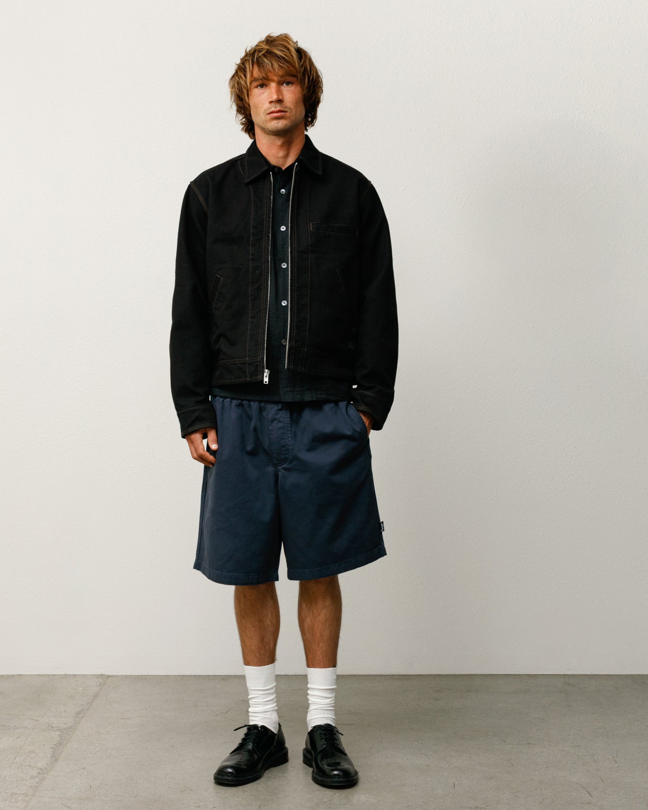 Beach Short Mens Regular In Navy