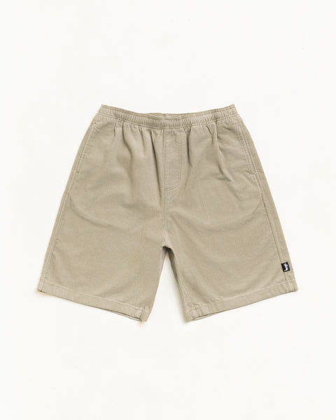 Baggy Beach Short Twill Cord Unisex Regular In Khaki