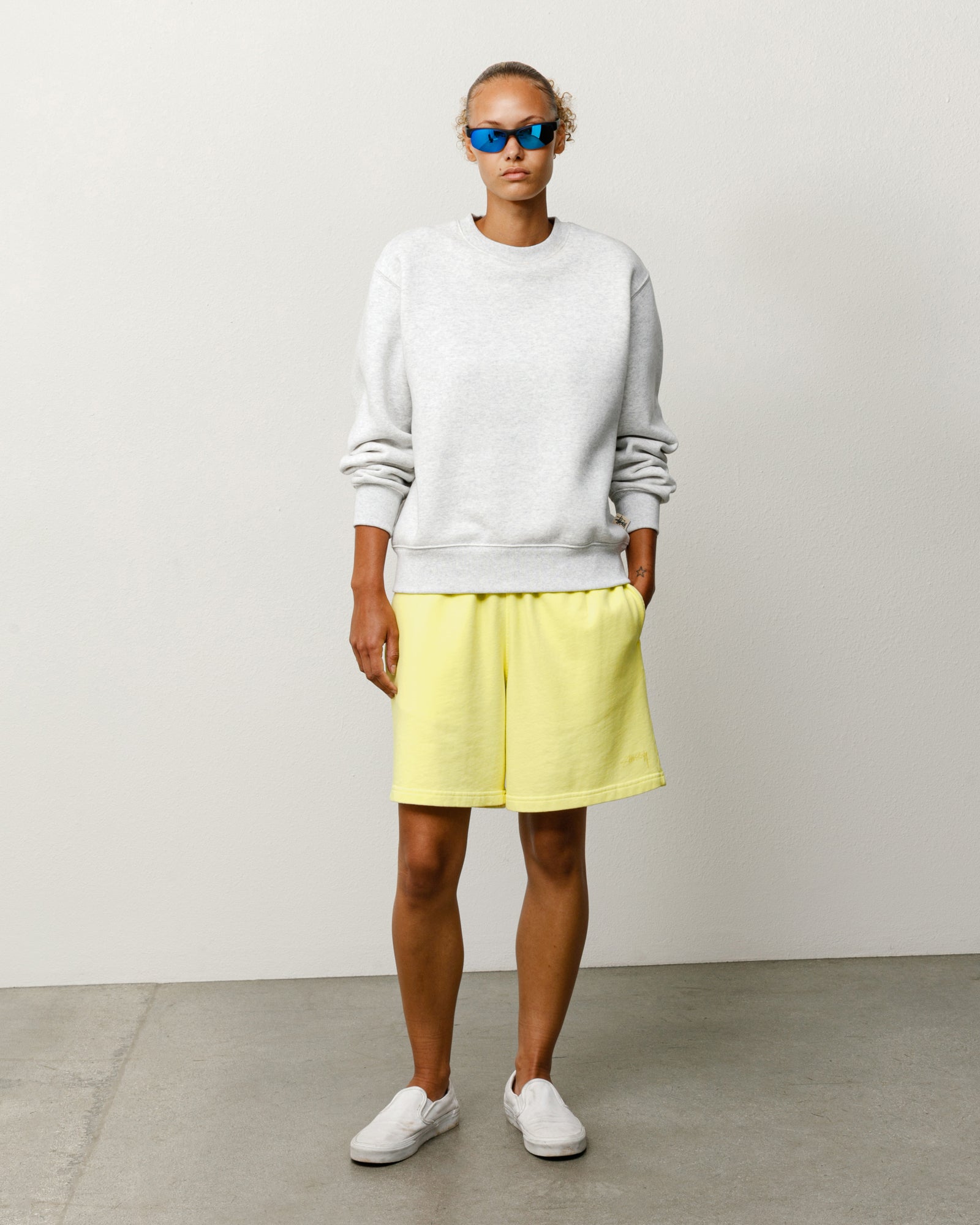 Lightweight Terry Short Unisex Regular In Yellow