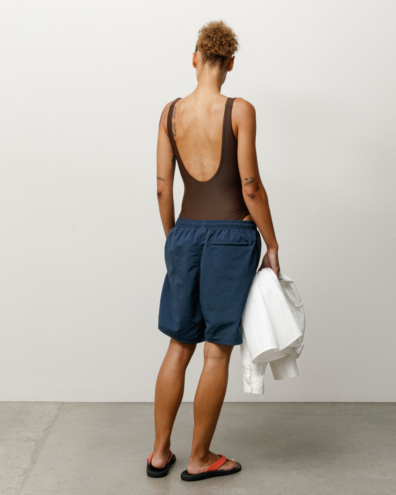 Surf Stock One Piece Womens Regular Swimsuit in the color Brown