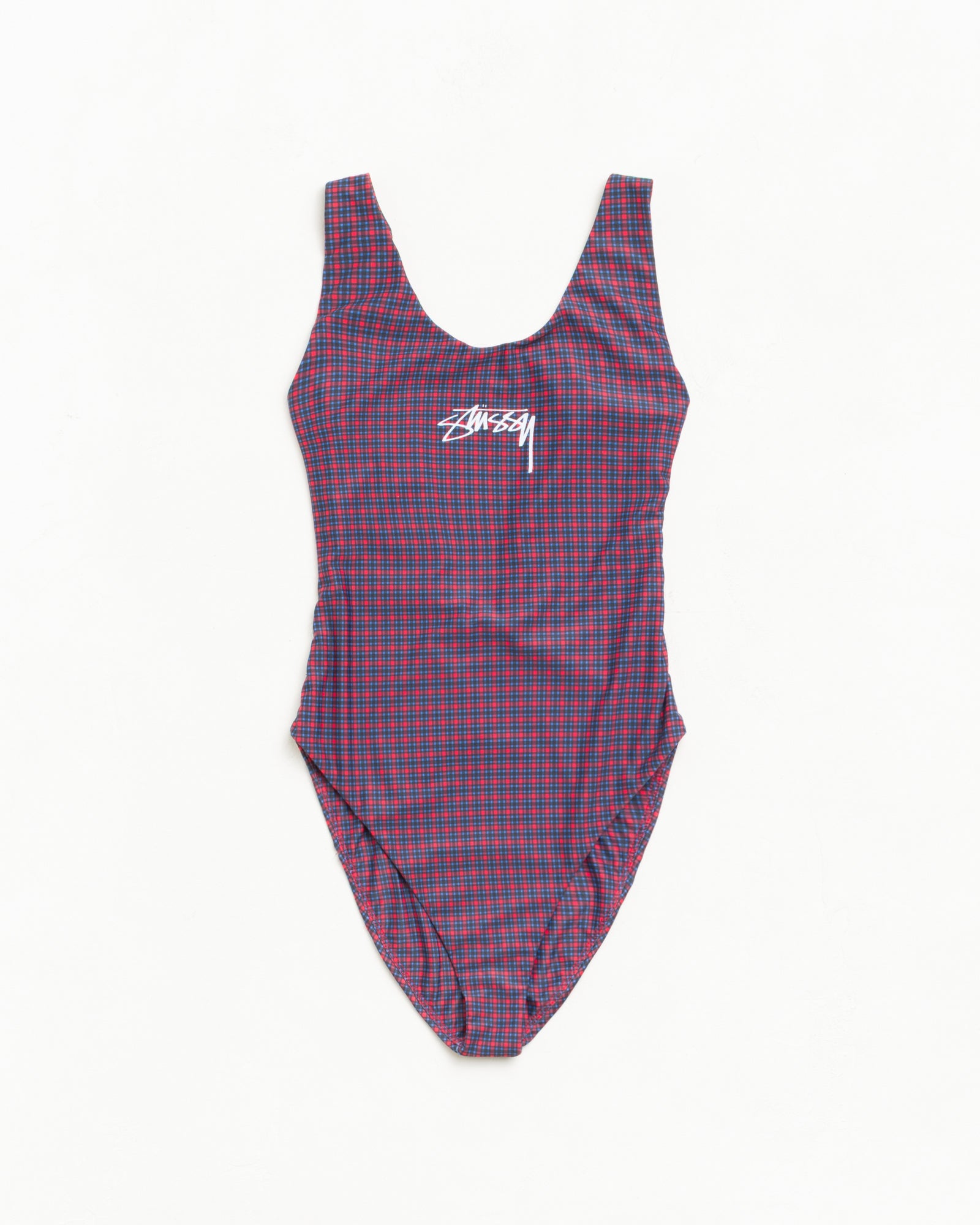 Surf Stock One Piece Swimsuit – Plaid | Swimwear | Stüssy Europe