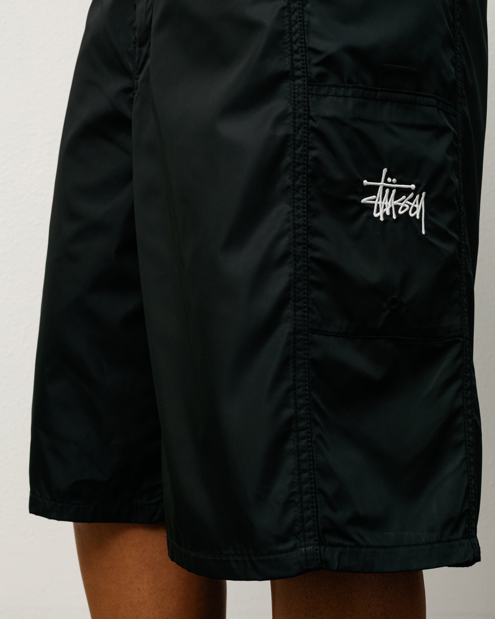 Paneled Board Short – Black | Bottoms | Stüssy Europe