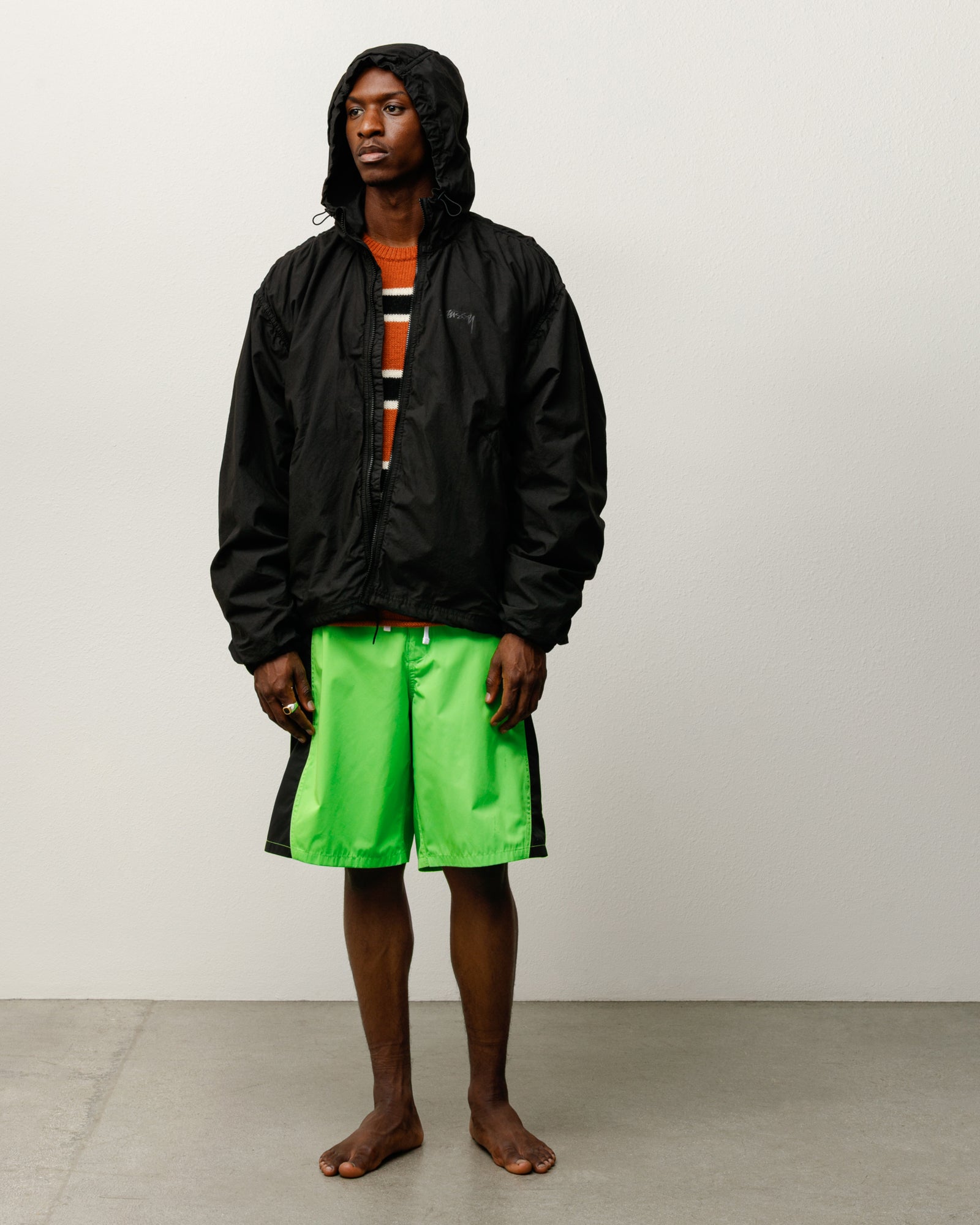 Stüssy Curved Panel Board Short in the color Green