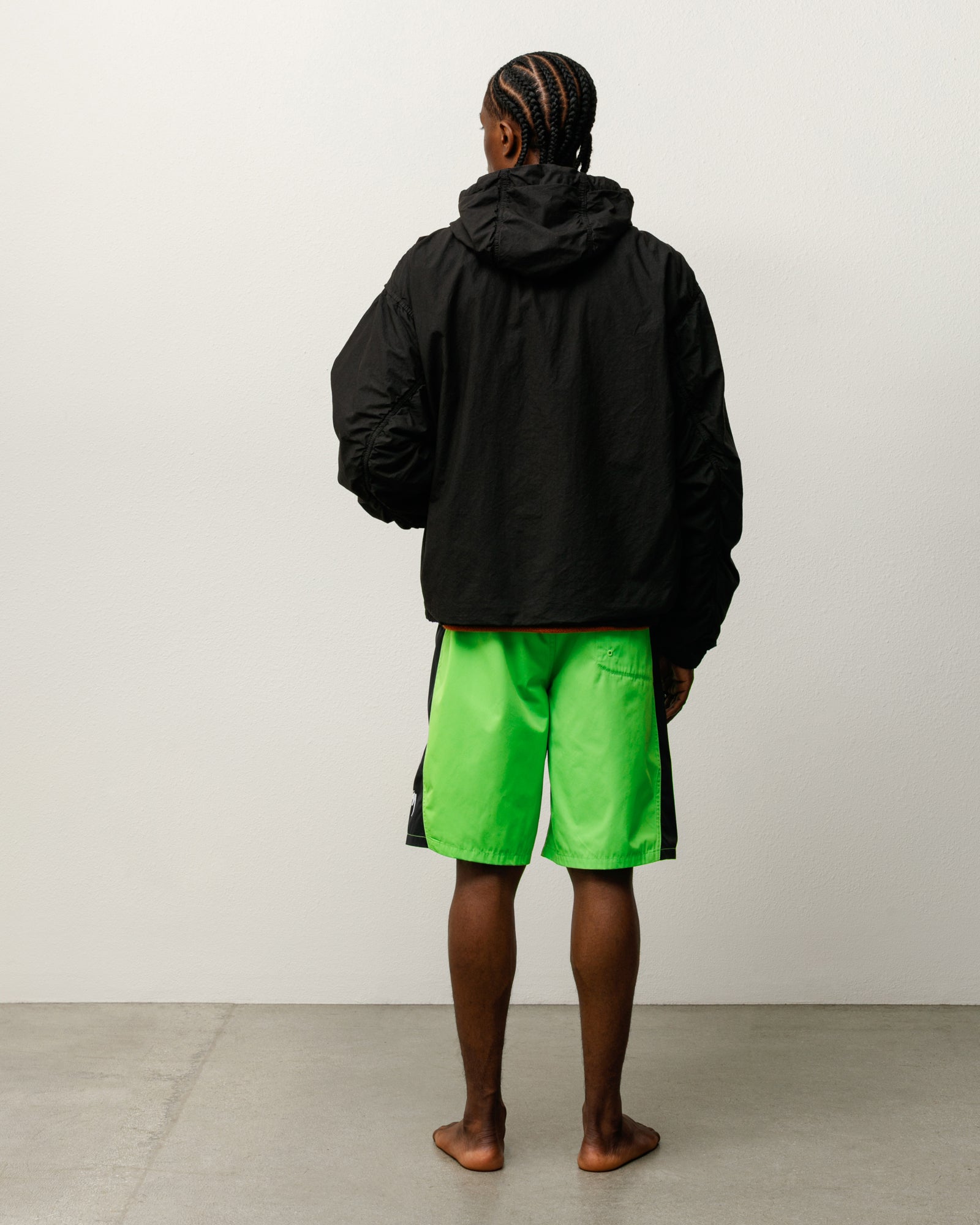 Curved Panel Board Short Mens Regular In Green