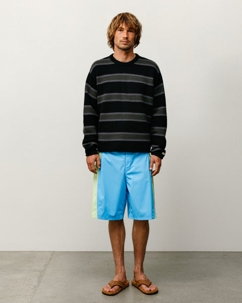 Curved Panel Board Short Mens Regular In Lt. Blue