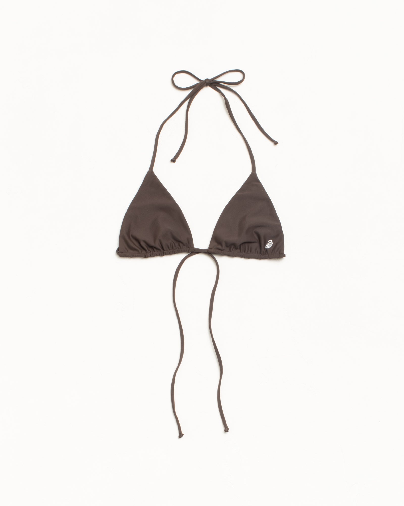 Triangle Bikini Top Womens Regular in the color Brown