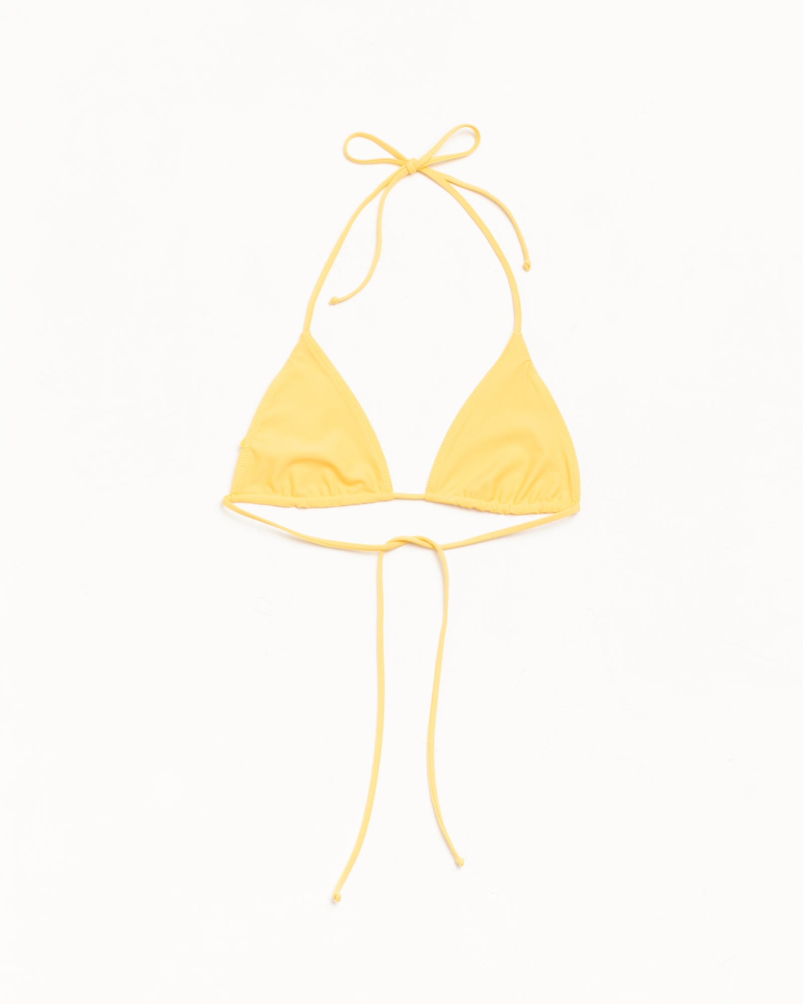 Triangle Bikini Top Womens in the color Orange