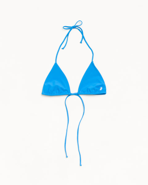 Triangle Bikini Top Womens Regular in the color Turquoise