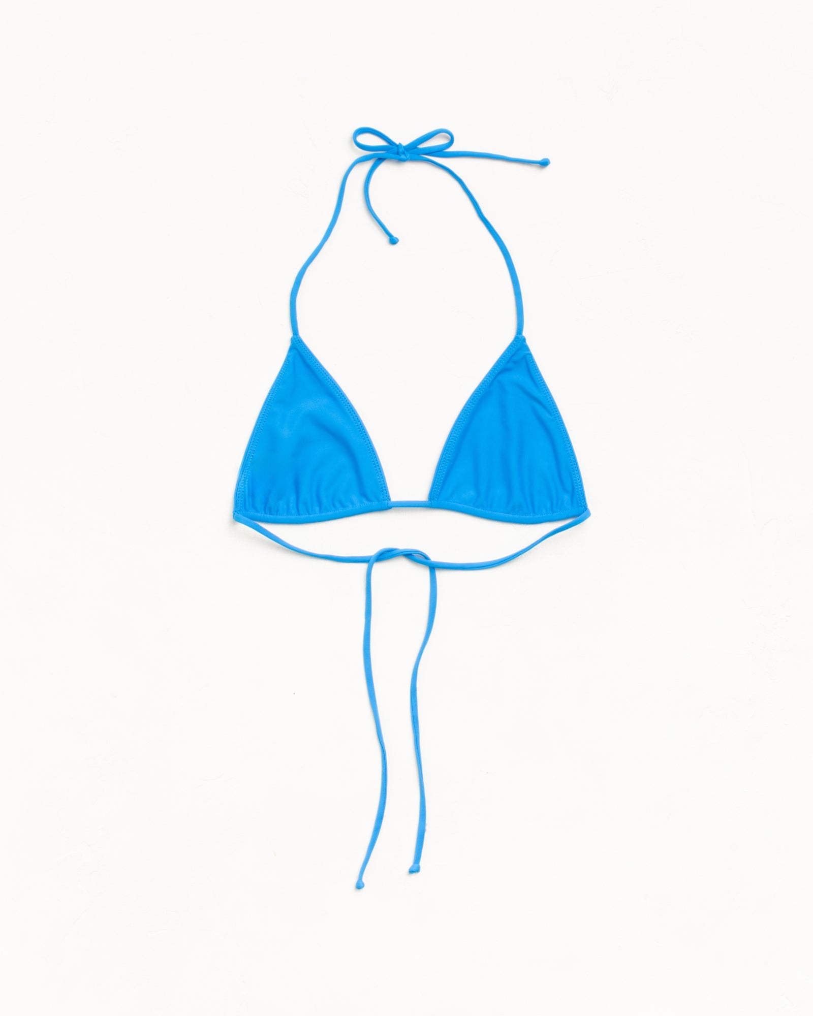 Triangle Bikini Top Womens Swim in the color Turquoise