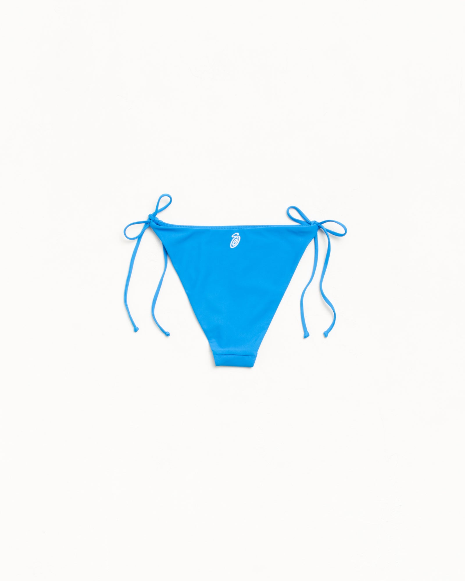 Side Tie Bikini Bottom Womens in the color Turquoise