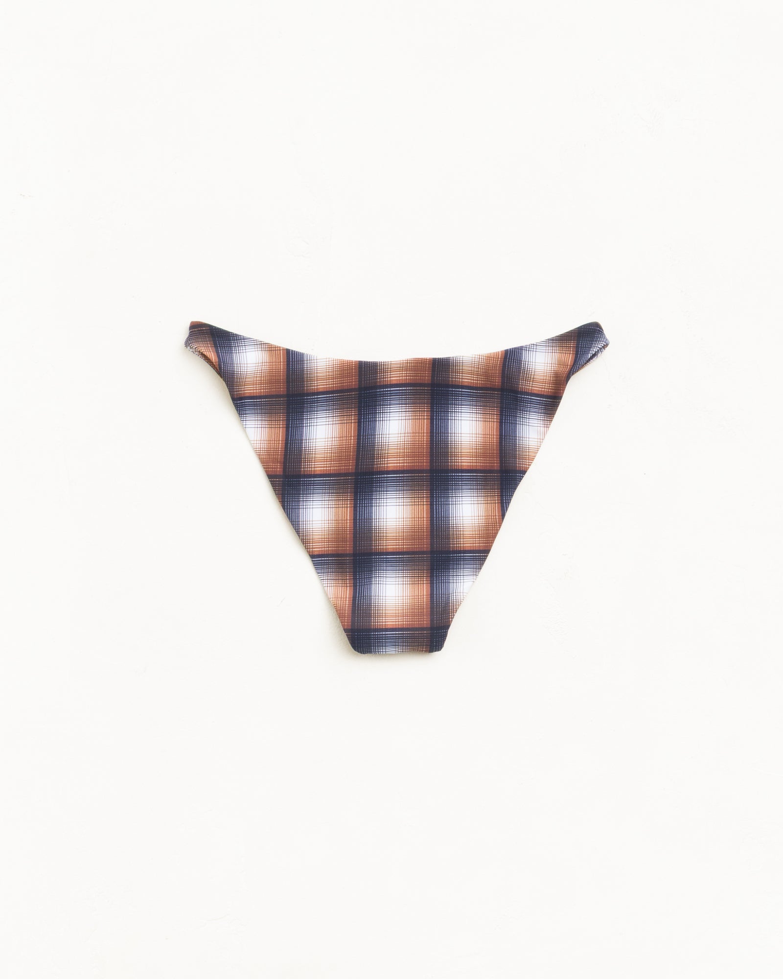 Bikini Bottom 2 Womens In Brown Plaid