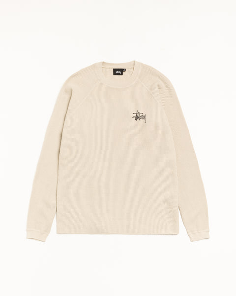 Raglan Thermal Basic Stock Mens Long Sleeve In Bone