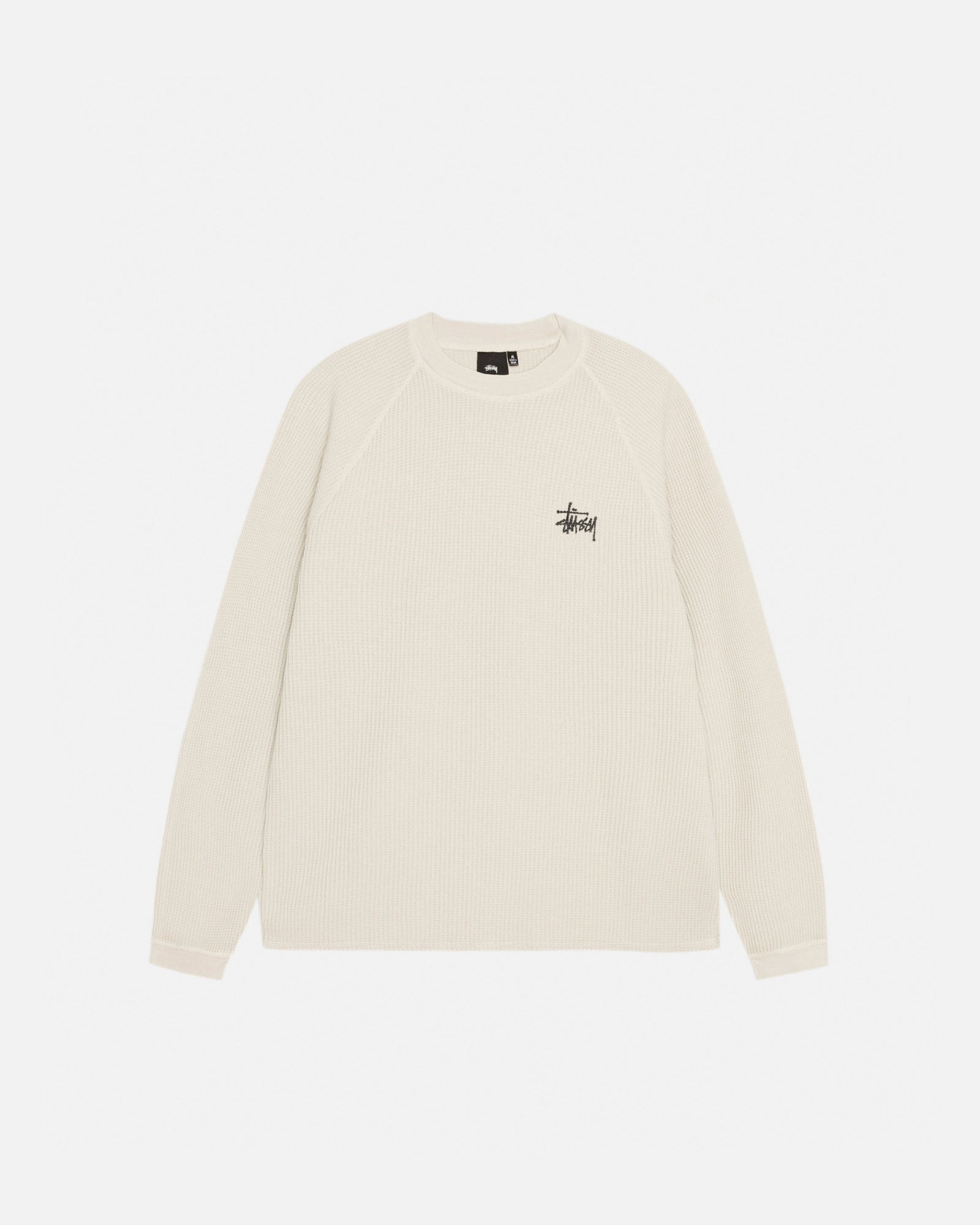 Raglan Thermal LS Crew in knochenfarben – Stüssy Europa – Stüssy 